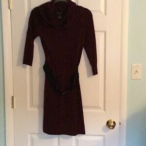 AB Maroon Dress NWOT